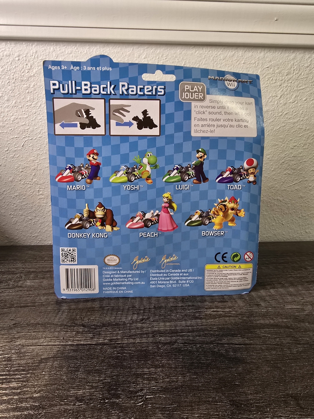 Pull-Back Racer Toy Mario Figure - Picture 5 of 5